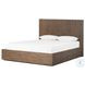 Leo Rustic Grey Queen Panel Bed