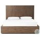 Leo Rustic Grey King Panel Bed