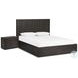 Leo Smoked Black Panel Bedroom Set