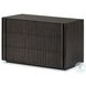 Leo Smoked Black Veneer 3 Drawer Nightstand