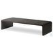 Leo Smoked Black Rectangular Coffee Table