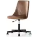 Lyka Sonoma Chestnut Leather Desk Chair