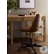 Lyka Sonoma Chestnut Leather Desk Chair