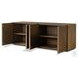 Leo Rustic Grey 4 Door Sideboard