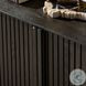 Leo Smoked Black 4 Door Sideboard
