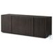 Leo Smoked Black 4 Door Sideboard