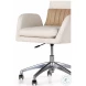 Leda Omari Natural Performance Fabric Desk Chair
