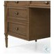 Toulouse Toasted Oak Veneer 7 Drawer Executive Desk
