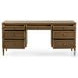 Toulouse Toasted Oak Veneer 7 Drawer Executive Desk