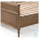 Toulouse Toasted Oak Veneer Queen Upholstered Bed