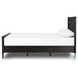 Toulouse Distressed Black King Upholstered Bed