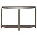 Sutton Bleached Sand Demilune Sofa Table