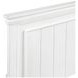 York White Full Panel Bed