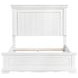 York White Queen Panel Bed