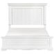 York White Queen Panel Bed