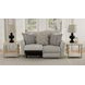 Chappy Pebble Lay Flat Reclining Loveseat