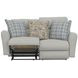 Chappy Linen Lay Flat Reclining Living Room Set