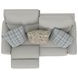 Chappy Linen Lay Flat Reclining Loveseat