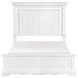 York White Full Panel Bed