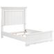 York White Full Panel Bed