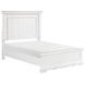 York White Full Panel Bed