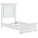 York White Twin Panel Bed