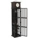 Glory Days Black Lounge Bar Cabinet with Wine Rack and Storage