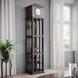 Glory Days Black Lounge Bar Cabinet with Wine Rack and Storage