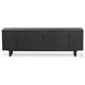 Posada Worn Black Oak Veneer 78" Media Console