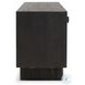 Posada Worn Black Oak Veneer 78" Media Console