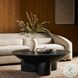 Sante Raw Black Round Coffee Table
