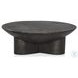 Sante Raw Black Round Coffee Table