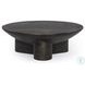 Sante Raw Black Round Coffee Table