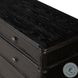 Toulouse Distressed Black 9 Drawer Dresser