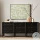 Toulouse Distressed Black 9 Drawer Dresser