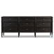 Toulouse Distressed Black 9 Drawer Dresser