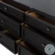 Toulouse Distressed Black 6 Drawer Dresser
