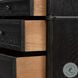 Toulouse Distressed Black 6 Drawer Dresser