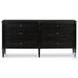 Toulouse Distressed Black 6 Drawer Dresser