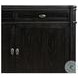 Toulouse Distressed Black 4 Door Sideboard