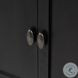 Toulouse Distressed Black 4 Door Sideboard