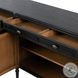 Toulouse Distressed Black 4 Door Sideboard