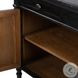 Toulouse Distressed Black 4 Door Sideboard
