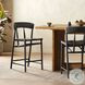 Buxton Black Oak Counter Height Stool