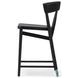 Buxton Black Oak Counter Height Stool