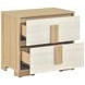 Sterling Natural and White Youth Panel Bedroom Set