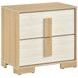 Sterling Natural and White Youth Panel Bedroom Set
