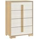 Sterling Natural and White 4 Drawer Chest