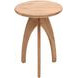 Aero Natural Round Accent End Table