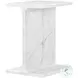 Enzo White End Table